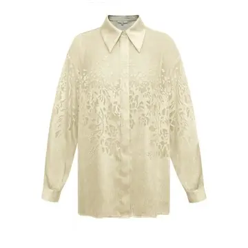 DYON Lace-Embroidered Blouse: Where Elegance Meets Ease D26-9364